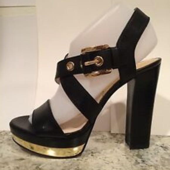 Michael Kors Shoes - Michael Kors Calder Platform Open Toe Chunky Heels